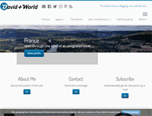 Tablet Screenshot of davidplusworld.com